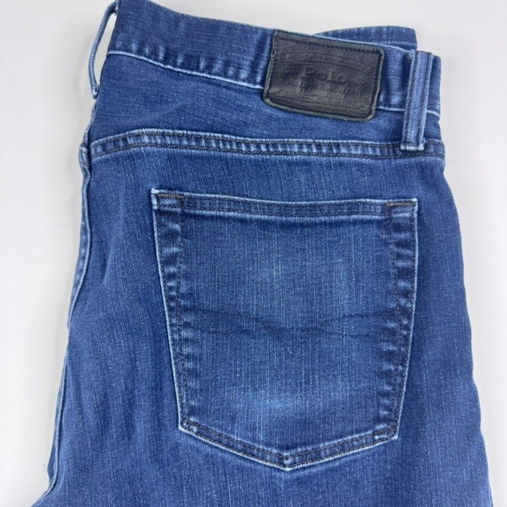 Polo Ralph Lauren Sullivan Slim Jeans Mens 34x28 Blue Dark Wash Denim